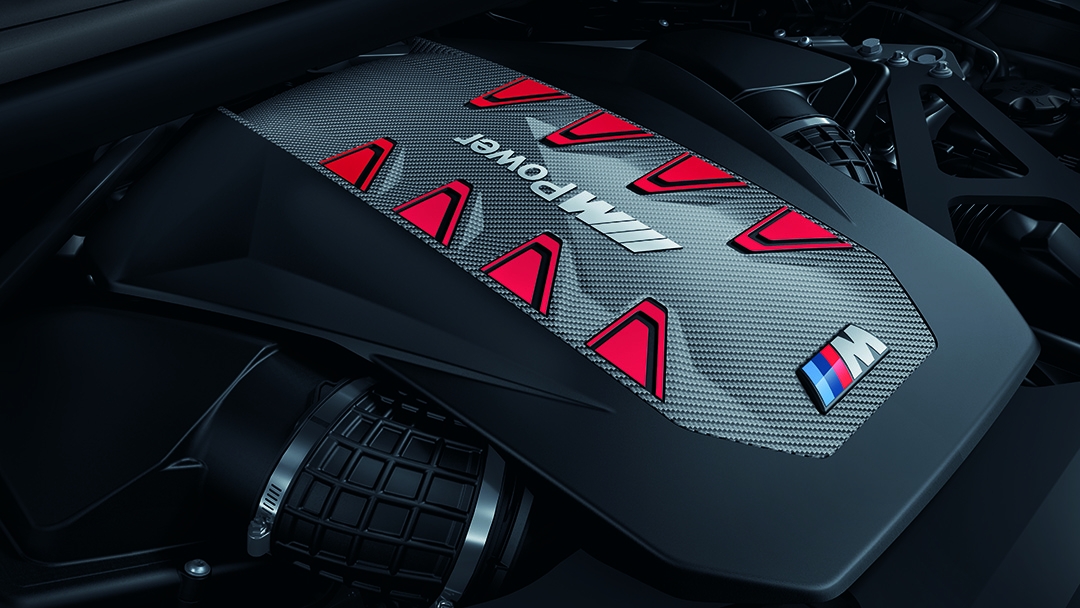  Қуаты 625 а.к. болатын өндіргіштігі жоғары 8-цилиндрлі V-тәріздес M TwinPower Turbo қозғалтқышы